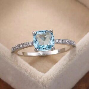 Blue Topaz Ring